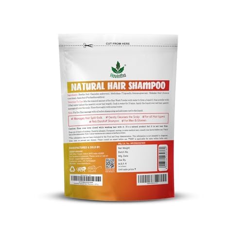 Havintha Organic Herbal Hair Shampoo 24oz Pack of 3 for All Hair Types