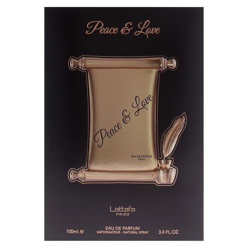 Unisex Oriental Fruity Floral Eau de Parfum Spray 3.4oz - Peace & Love