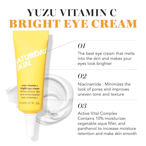 Vitamin C Brightening Skincare Set - Hydrating Toner, Eye Cream & Sleep Mask