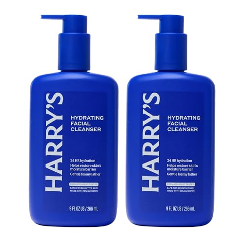 Harry's Hydrating Face Wash for Men - 9 fl oz Pack of 2 - Gentle, Moisturizing