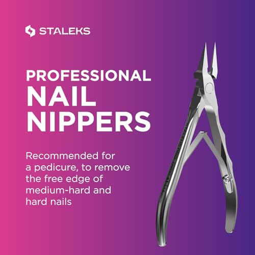 Staleks Pro EXPERT 61 Ingrown Toenail Nippers ? 16mm Blades ? Narrow Tips with Safe Ends ? Stainless Steel ? Professional Pedicure Tool