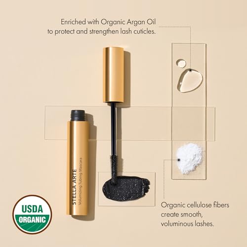 Volumizing Tubing Mascara for Short & Droopy Lashes - Long-Lasting & Smudge-Proof