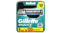 Gillette Mach 3 Razor Refill Cartridges 8 Count - Pack of 8