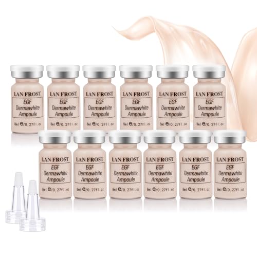 Facial Glow Foundation Serum Starter Kit Combined With Niacinamide and Peptides to Even Skin Tone Hydration Anti-Ageing Foundation Set, 12 Vials #1 Color