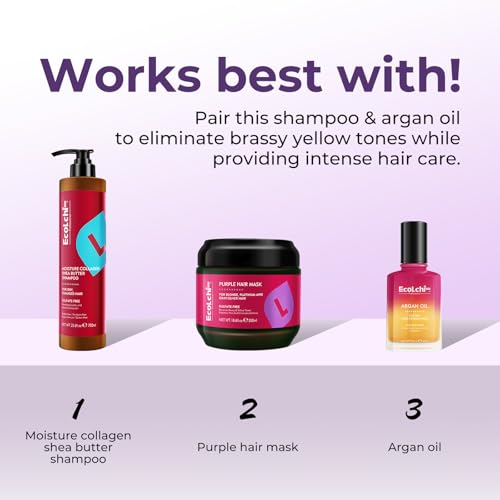 Purple Hair Mask Deep Repair for Blonde & Silver Hair - 18.6 oz Sulfate-Free