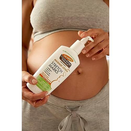 Palmer's Cocoa Butter Formula Massage Lotion with Collagen and Elastin | For Stretch Marks | Pregnancy Skin Care | With Argan Oil and Shea Butter | 8.5 oz Pack of 2