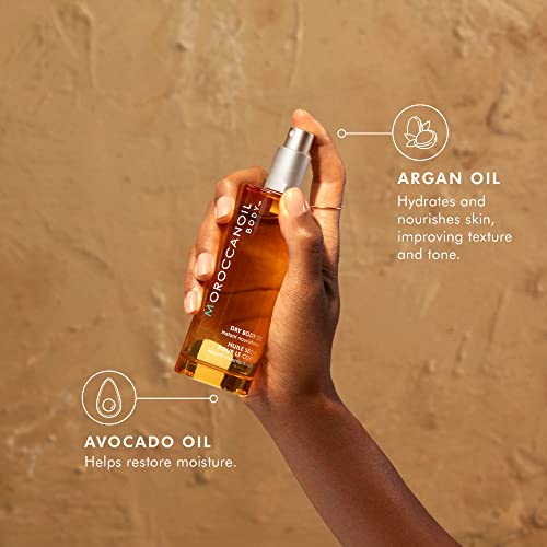 Moroccanoil Dry Body Oil 1.7 Fl Oz - Argan, Olive & Avocado Oil Nourishing Moisturizer