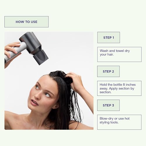 Maria Nila Quick Dry Heat Protectant Spray 5.1 Fl Oz - Shortens Blow-Dry Time, Vegan Swedish Haircare