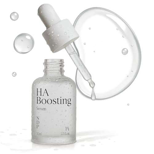 NATURAL DERMA PROJECT Hyaluronic Acid Serum 10,000ppm for 72H Hydration & Plumping, Korean Vegan Skincare, 30ml