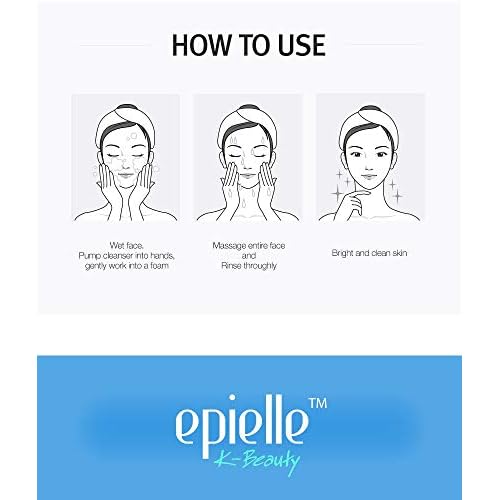 Epielle Baking Soda Pore Cleanser | Oil-Free, Gentle Daily Use | Cleanse & Exfoliate Pores for Oily & Combination Skin | 6.77 FL OZ | 1 Pack | Korean Skincare