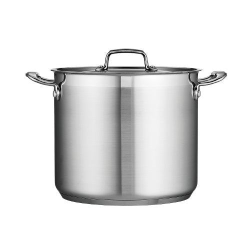 Tramontina Gourmet 12-Quart Stainless Steel Stock Pot with Lid, Induction-Ready