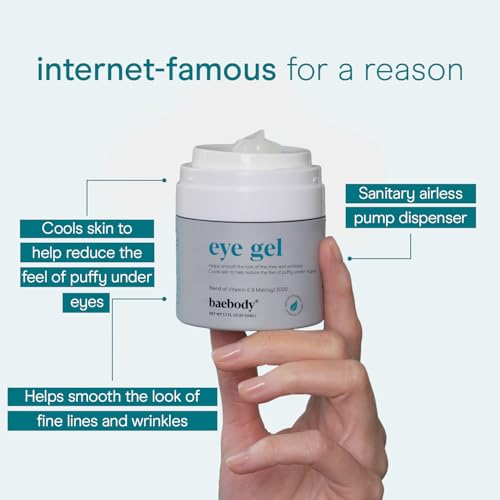 Cooling Under-Eye Gel for Dark Circles & Puffiness - 1.7 fl oz | Baebody