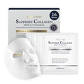 WELLDERMA Sapphire Collagen Impact Hydrogel Fitting Mask, 25g x 16 Sheets ? Hydrating & Firming Micro-Hole Sheet Mask with Collagen Water 850,294ppm, Niacinamide & Peptides