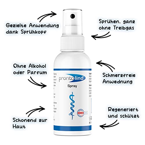 ProntoLind Piercing Spray 75ml - Dermatologically Compatible Piercing Care