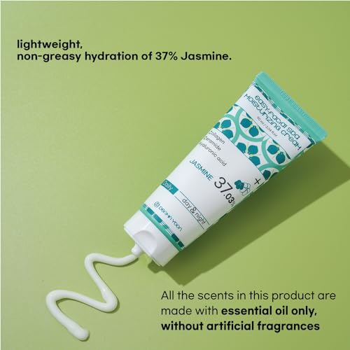 Jasmine 37% Daily Facial Moisturizer - Hydrating Korean Skin Care Cream, 3 oz