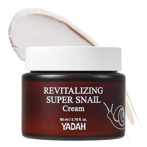 Snail Mucin Face Moisturizer - Hydrating Lightweight Cream for Skin Elasticity