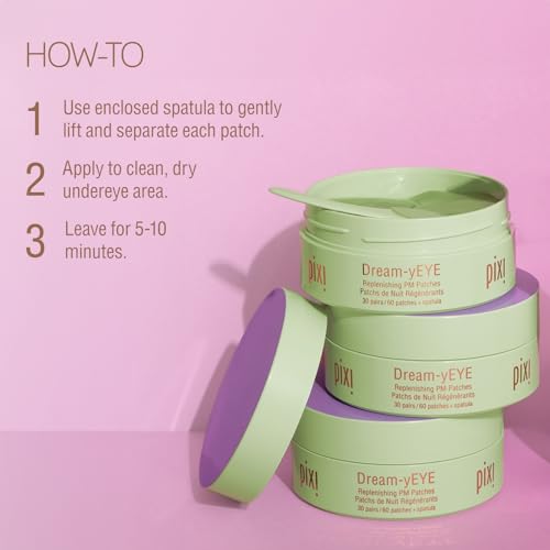 Hydrogel Under Eye Patches with Ceramides and Vitamins - Calming & Hydrating, 60 Patches