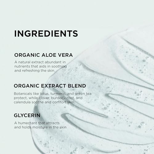 Aloe Vera Skincare Facial Cleanser - pH Balancing Mild Foaming Hydrating Face Wash, 6 Fl Oz - Aloe Vera Variant