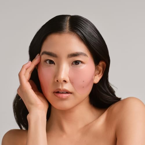 Karuna Collagen Hydrogel Facial Sheet Masks for Wrinkles & Hydration - Hydrogel Eye & Cheek (4 Pack)