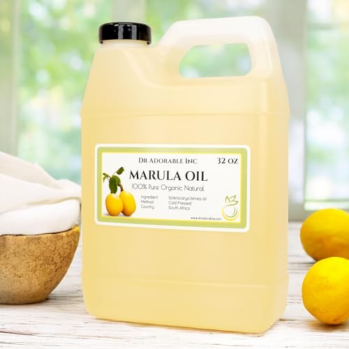 Pure Organic Marula Oil - 32 oz Cold Pressed Skin & Hair Oil