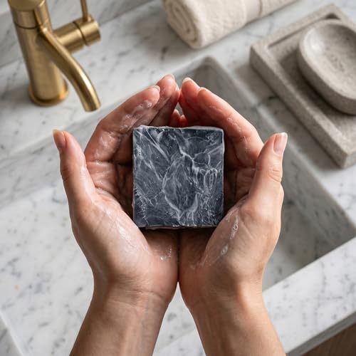 Charcoal & Peppermint Tallow Soap Bar - Pack of 2 | Rich's Backyard