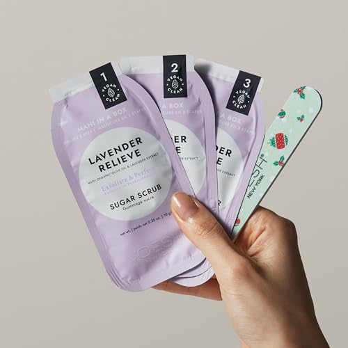VOESH Mini Mani Gift Set 3-Step Hand Treatment with Exfoliants, Masks & Butters