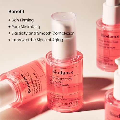 BIODANCE Collagen Plumper Duo: Pore Perfecting Collagen Peptide Serum & Facial Moisturizer, Korean Skincare Set for Plumping Glass Skin, Korean Skin Care, Valentines Day Gifts for Her, Skin Care Set