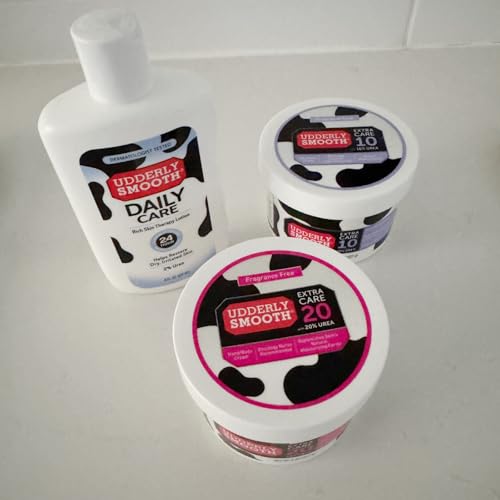 UDDERLY SMOOTH: 2% Urea Lotion, 10% Urea Hand & Body Cream, 20% Urea Hand & Body Cream