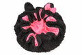 Sleep Cap for Natural Hair - Satin Lined Bonnet with Plush Teddy Fleece