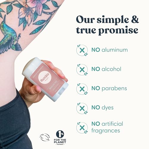 Humble Aluminum-Free Deodorant Set - Spring Awakening 3 Pack with Rosemary Mint, Moroccan Rose & Lemongrass & Sage Variations