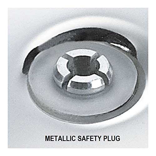 Prestige 5.3 Quarts Alpha Deluxe Stainless Steel Induction Pressure Pan - Silver