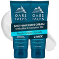 Men's Shaving Cream 2 Pack - Soothing, Hydrating, Dermatologist Tested, 3.4oz