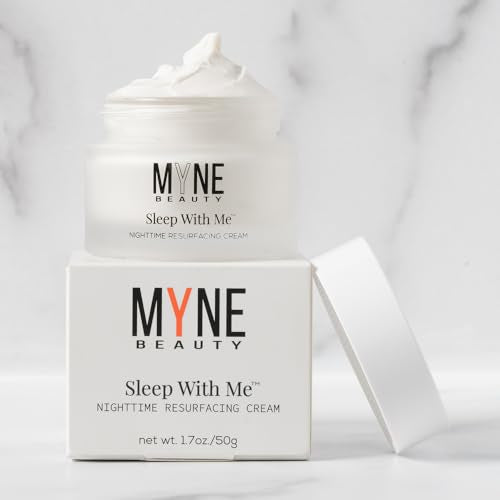 Sleep With Me Nighttime Resurfacing Cream -Anti-Aging Night Cream with Retinol, Vitamin C, Peptides, Niacinamide, Squalane, & Ceramides for Tone, Texture, Fine Lines, Wrinkles, & Hydration