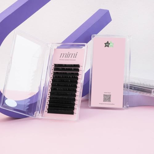 Soft Natural Lash Extensions C/J/D Curl 0.15 0.20 9-14mm For Professional Salons | Lightweight Cashmere Mixed & Single Length (0.15-C-9-14mm)