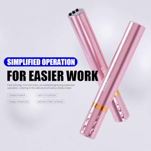 Mast Tour Fly Wireless Tattoo Pen Machine - Pink variant