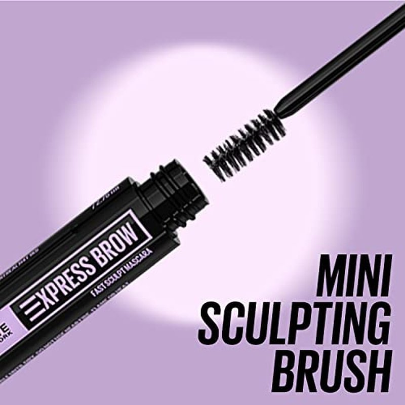 Maybelline Brow Fast Sculpt, Shapes Eyebrows, Eyebrow Mascara Makeup, Warm Brown, 0.09 Fl. Oz.