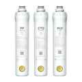 Water Filter Replacement Set for RO100ROPOT - 1 Year Supply with PP, CTO & PCF Filters