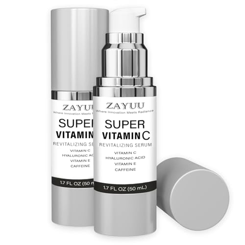 Vitamin C Serum 2-Pack with Hyaluronic Acid & Peptides - 1.7 Fl Oz