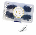 Premade Eyelash Extensions Fans 4 Lengths 9-12mm, 11-14mm, 13-16mm D Curl Wispy 5D 0.07mm - 9mm-12mm Variation