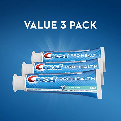 Crest Pro-Health Smooth Formula Toothpaste with Clean Mint - Pack of 3, 4.6 oz