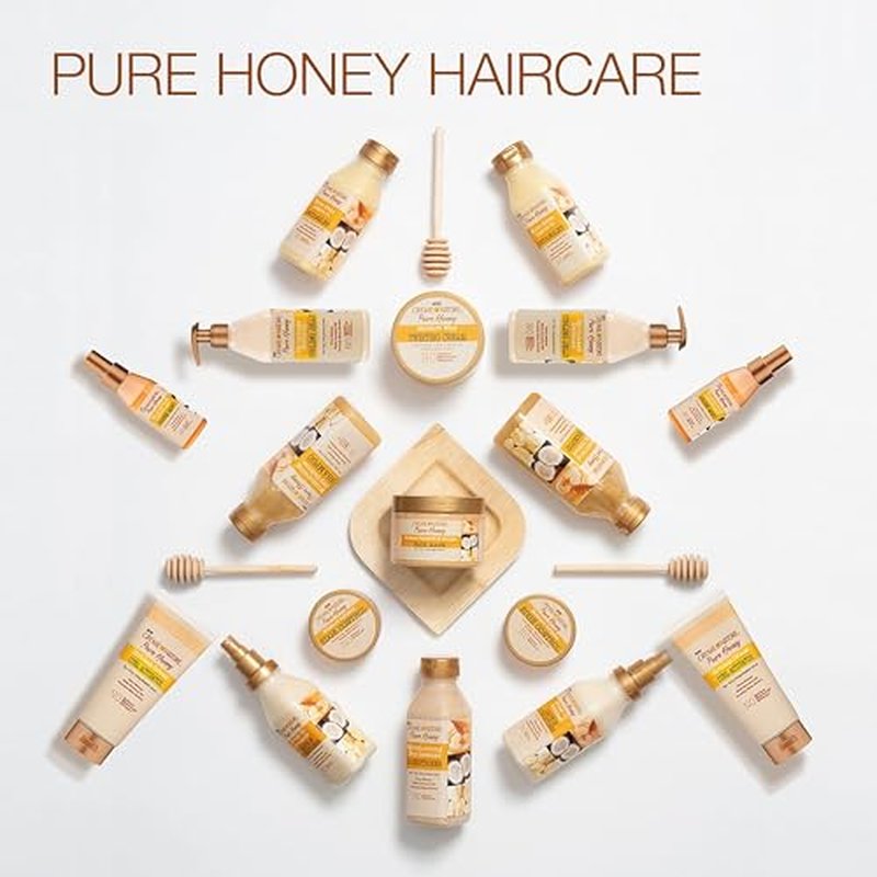 Creme of Nature Curl Cream for Curly Hair | Pure Honey | Moisture Whip | Twisting Cream | For Dry Hair