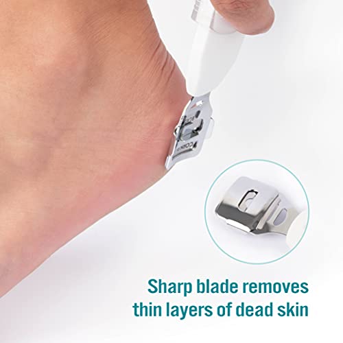 TRIM Foot Callus Shaver & Rasp with Sliding Cover ? 2-in-1 Foot Care Tool ? Features Slide & Lock Mechanism ? Safely Conceals and Protects the End Not in Use ? Keeps Your Feet Beautiful and Smooth