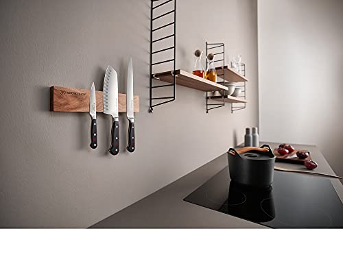 12-Inch Acacia Magnetic Knife Bar Wall Mount - Space Saving Kitchen Storage