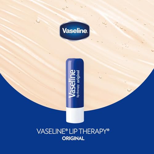 Vaseline Lip Therapy Original 8-Pack ? Lip Moisturizer for Dry, Cracked Lips, 0.16 Oz Ea