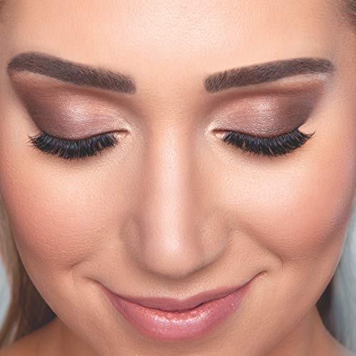Xtreme Lashes Glideshadow Long Lasting Eyeshadow Stick Amber Glow Quad Collection, Chocolate, Mahgony, Bronze, Champagne, Lightweight Cream to Powder Makeup, No Fallout, Lash Extension Safe