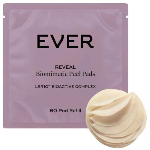 EVER Reveal 60-Pad Refill Biomimetic Peel Pads with LSR10 - Daily Exfoliating Azelaic & Caviar Lime