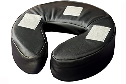 Massage Face Cushion with Eye Cut-Out - Deluxe Soft Foam for Massage Tables & Chairs - Black (Variation of THIS listing)