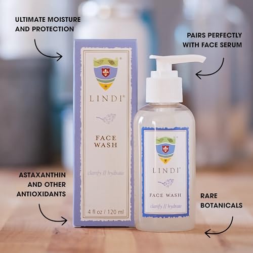 Gentle Face Wash for Sensitive Skin - Non-foaming, Moisturizing, 4 Fl Oz