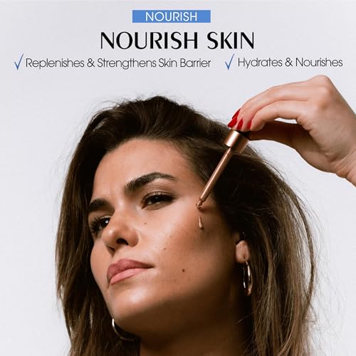 SPF 50 Bronzing Drops for Face - Natural Sun-Kissed Glow, Hydrating & Protective