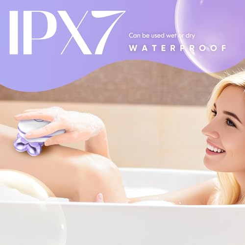 Women’s Electric Razor for Legs 5D Floating Shaving Head Lavender - Rechargeable